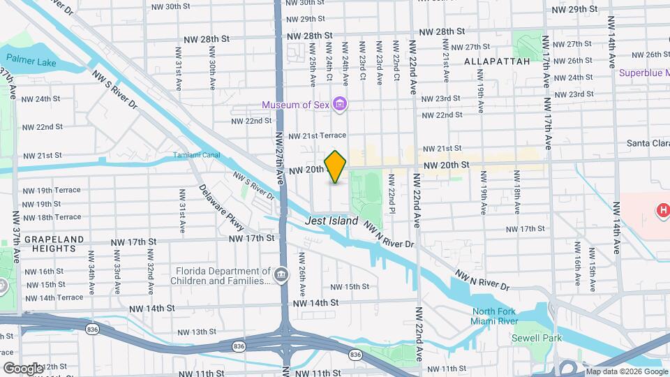 1945 NW 24th Ct Map and Location Details