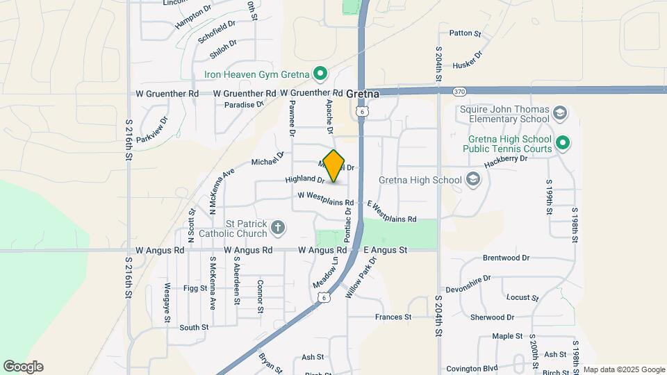 213 Highland Dr Map and Location Details