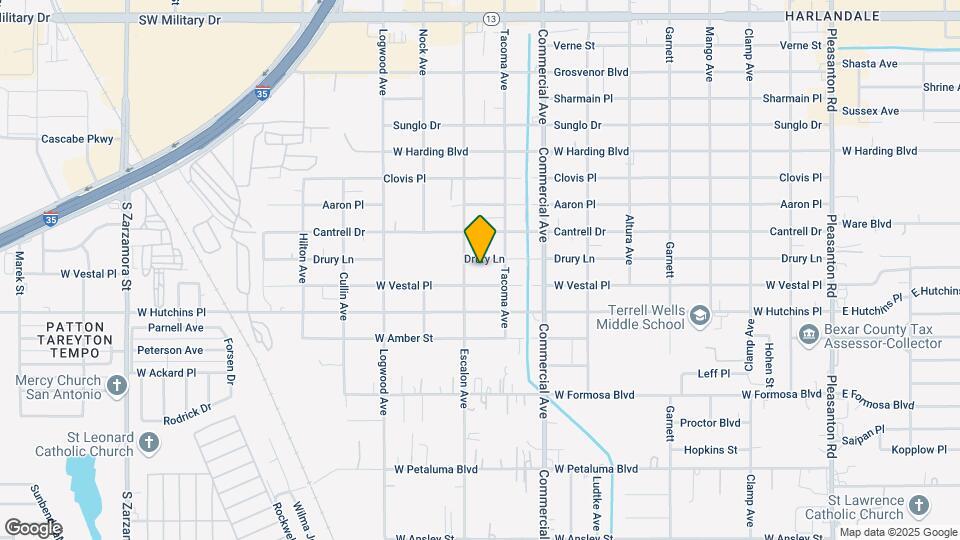 926 Drury Ln Map and Location Details
