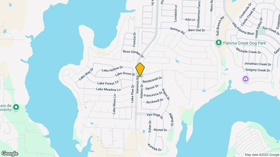 1608 Adams Dr Map and Location Details