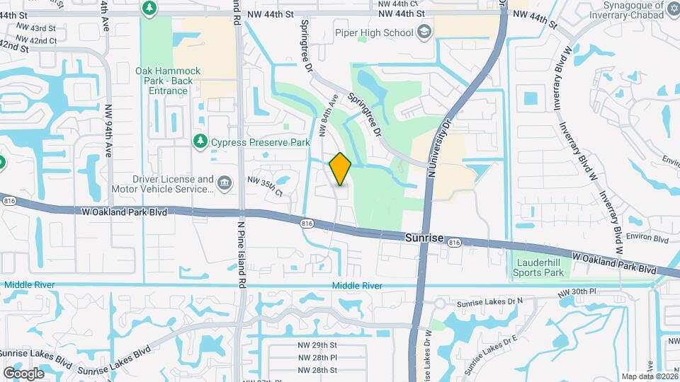 3639 NW 83rd Ln Map and Location Details