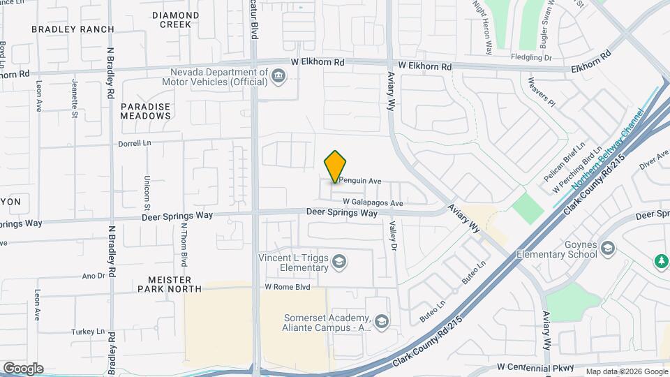 4448 W Carrier Dove St Map and Location Details