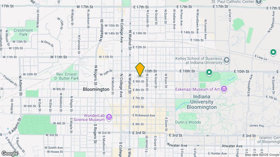 508 N Washington St Map and Location Details