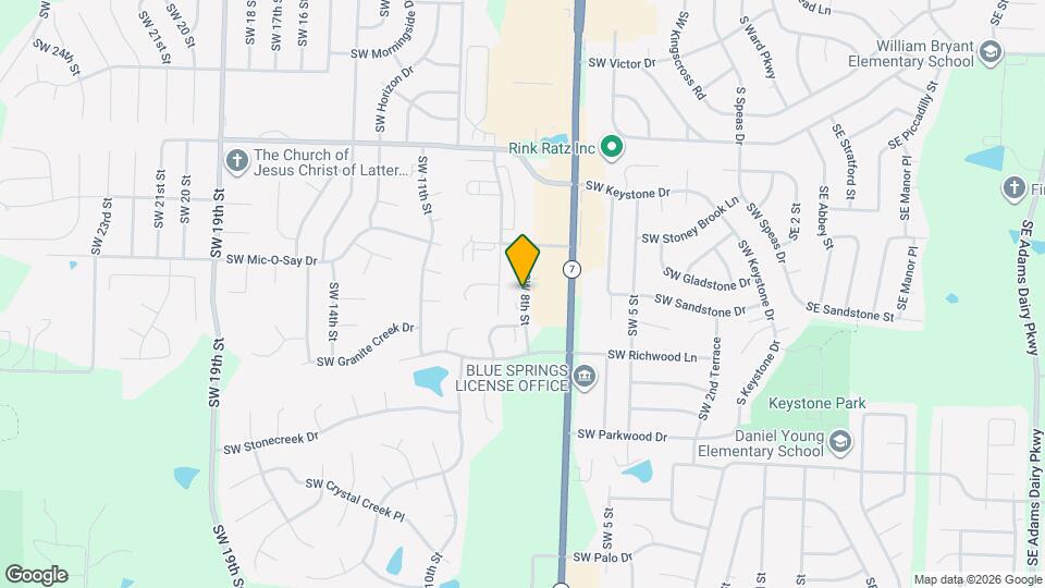 2105 SW 8th St Map and Location Details