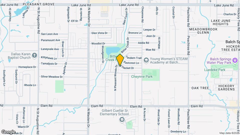 10522 Big Thicket Dr Map and Location Details