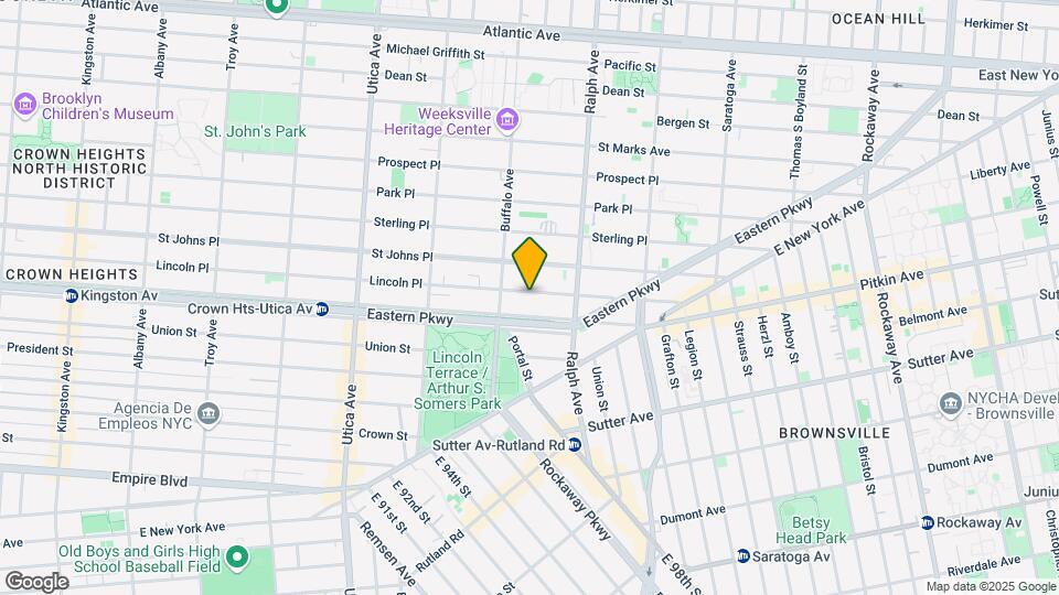 1576 Lincoln Place Map and Location Details