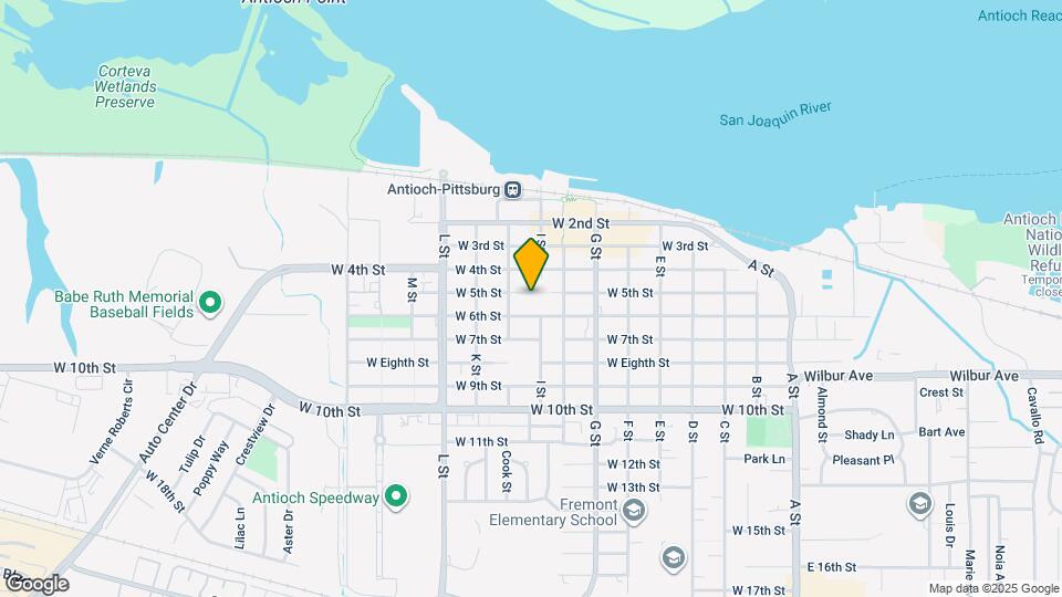 805 W Fourteenth St Map and Location Details