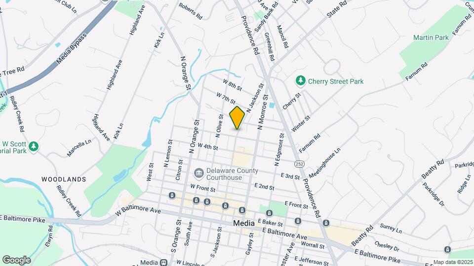 503 N Jackson St, Unit 2nd Floor Map and Location Details