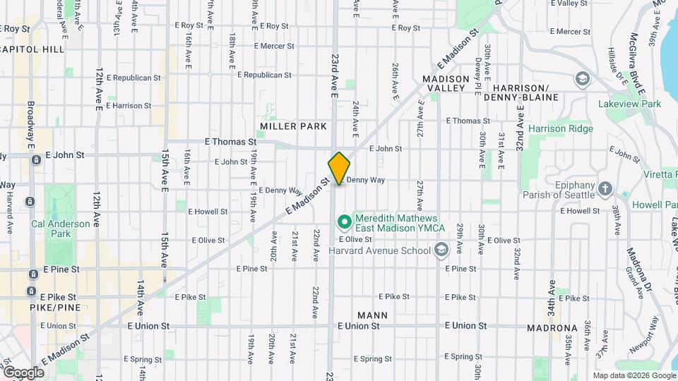 1826 23rd Ave Map and Location Details