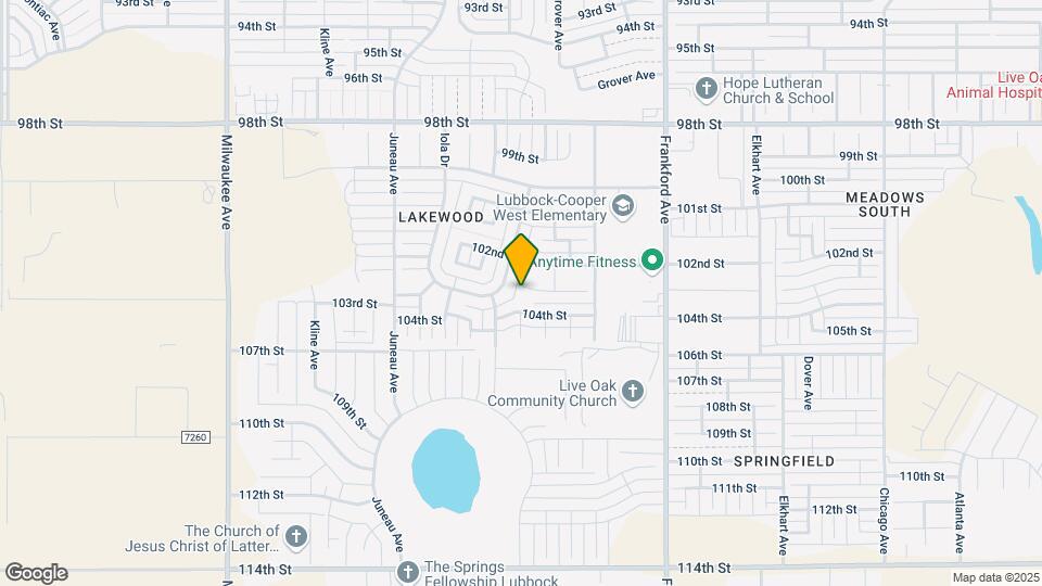 5917 103rd St Map and Location Details
