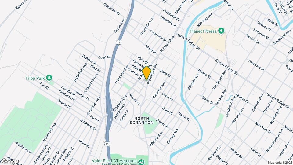 1209 Providence Rd, Unit 2A Map and Location Details