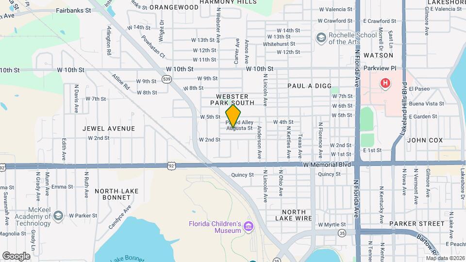 932 Augusta St Map and Location Details