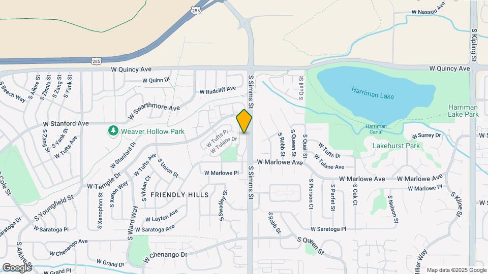 4623 S Simms Ct Map and Location Details
