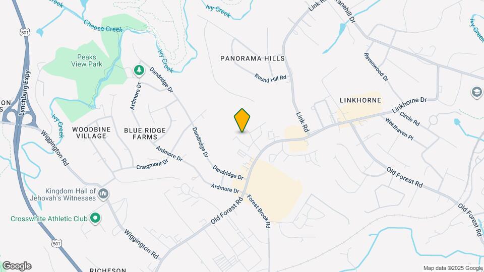 424 W Cadbury Dr Map and Location Details