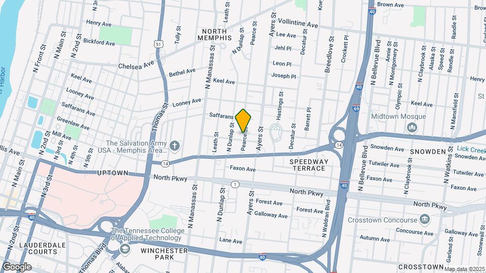 659 Pearce St Map and Location Details