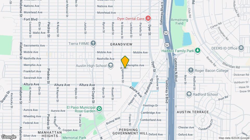 3713 Frankfort Ave Map and Location Details