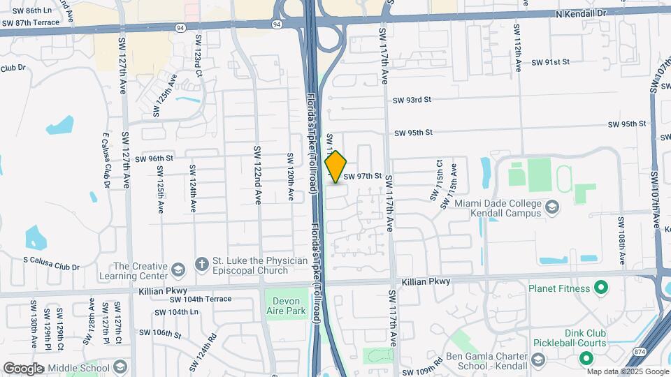 11862 SW 97th Terrace Map and Location Details
