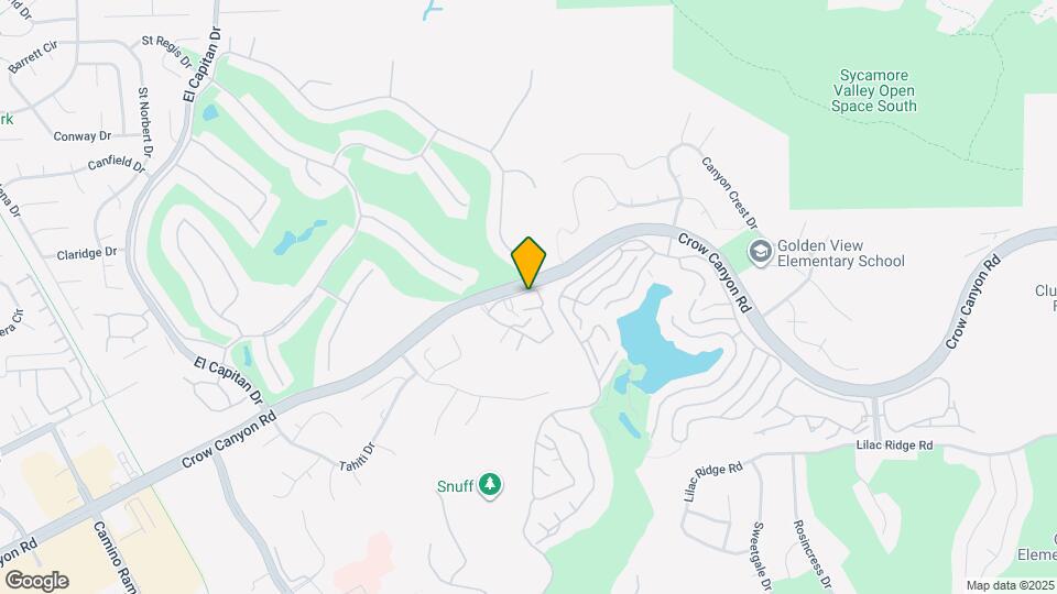 3873 Crow Canyon Rd Map and Location Details