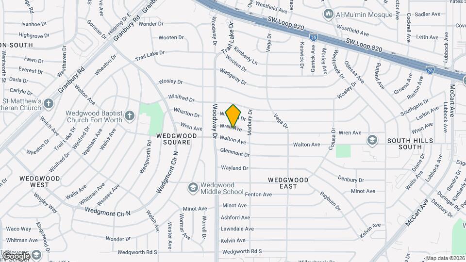 3817 Wren Ave Map and Location Details