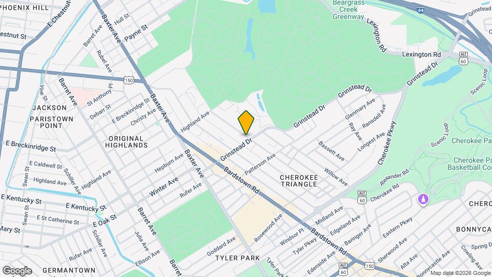 2127 Grinstead Dr Map and Location Details