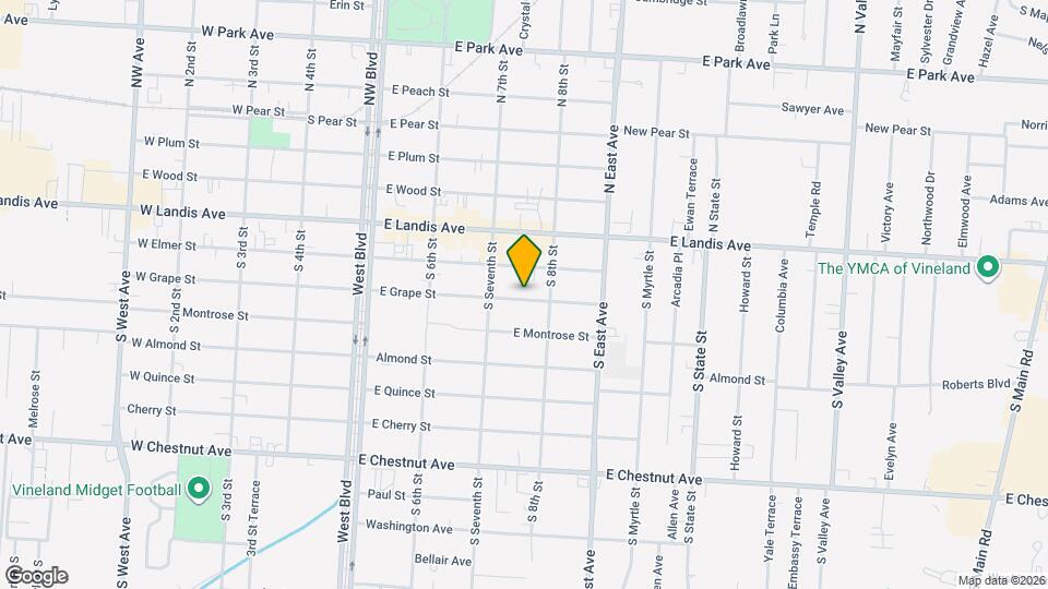 722 E Grape St Map and Location Details