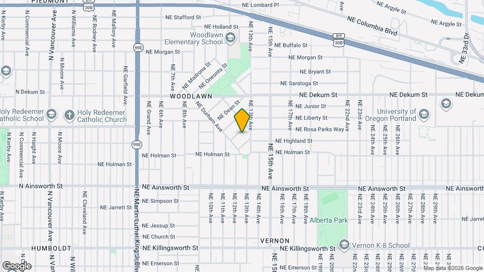 1144 NE Morton St Map and Location Details
