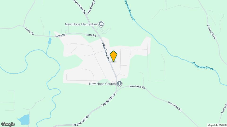 1717 New Hope Rd Map and Location Details