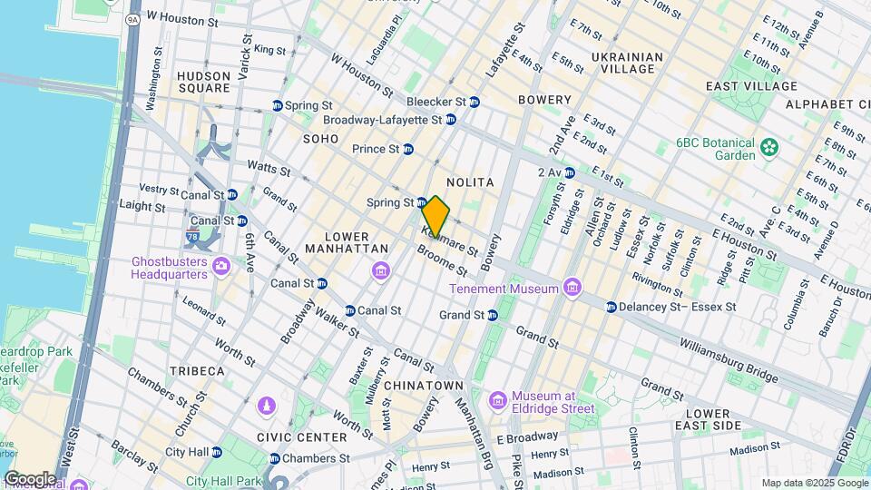 180 Mulberry St Map and Location Details