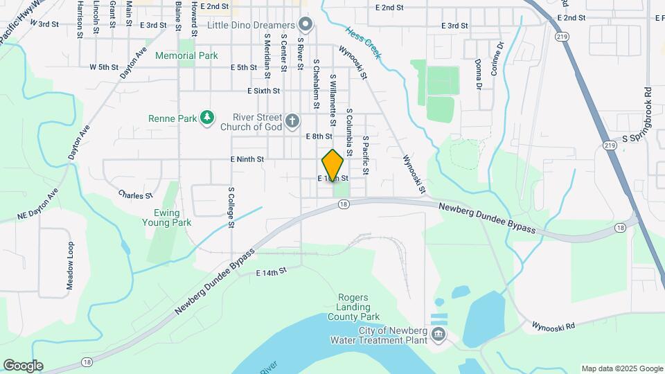 1013 S Willamette St Map and Location Details