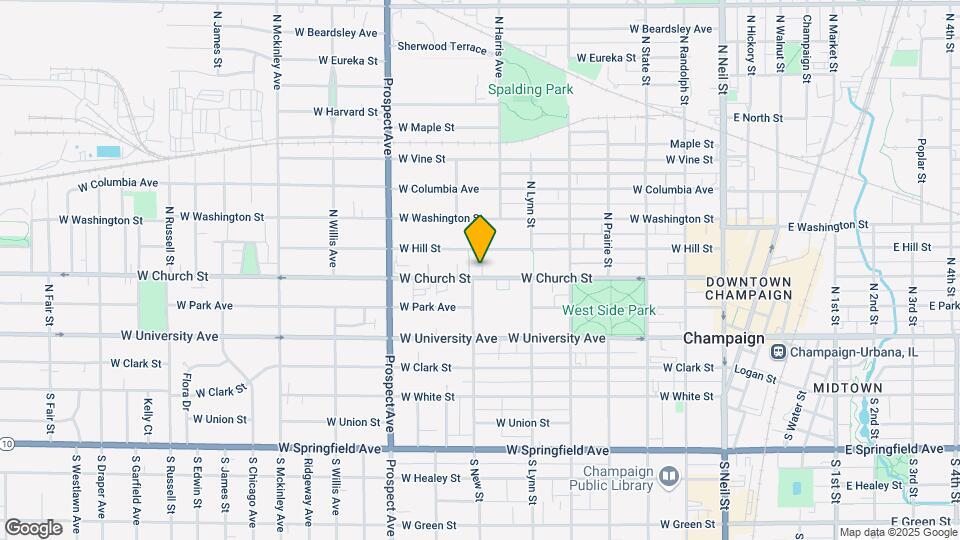 618 W Church St Map and Location Details