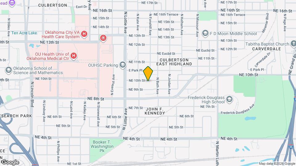 1424 NE 10th St Map and Location Details