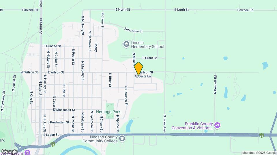 1014 Augusta Ln Map and Location Details
