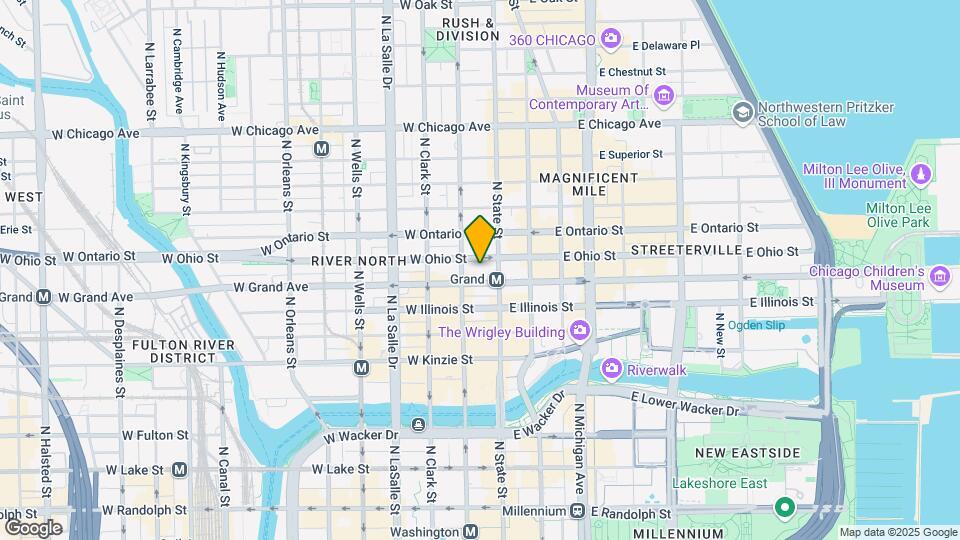 545 N Dearborn St Map and Location Details