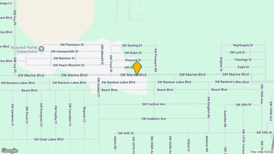 20732 SW Marine Blvd Map and Location Details