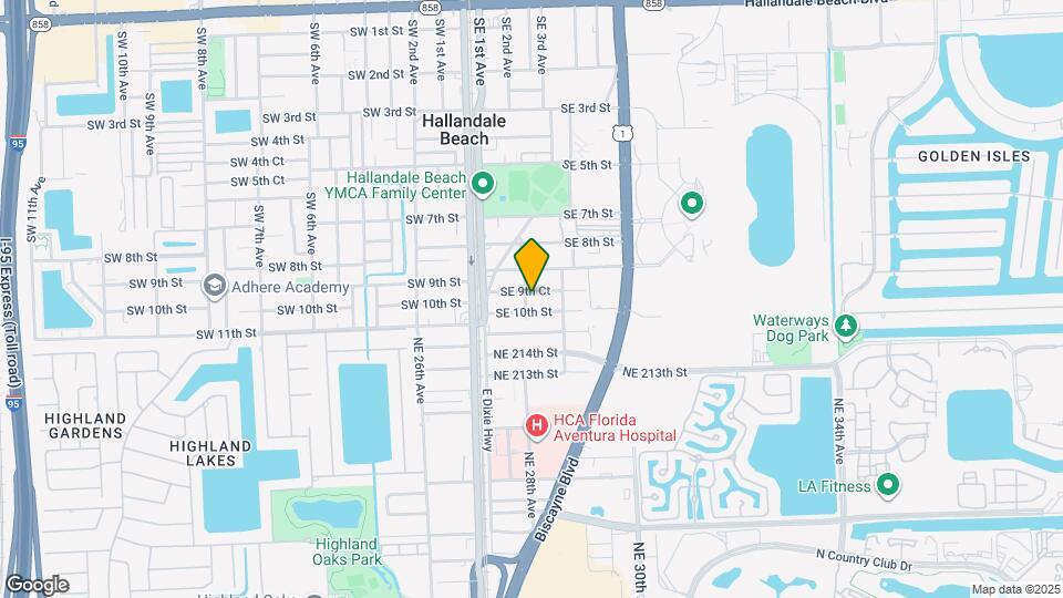 923 SE 2nd Ave Map and Location Details