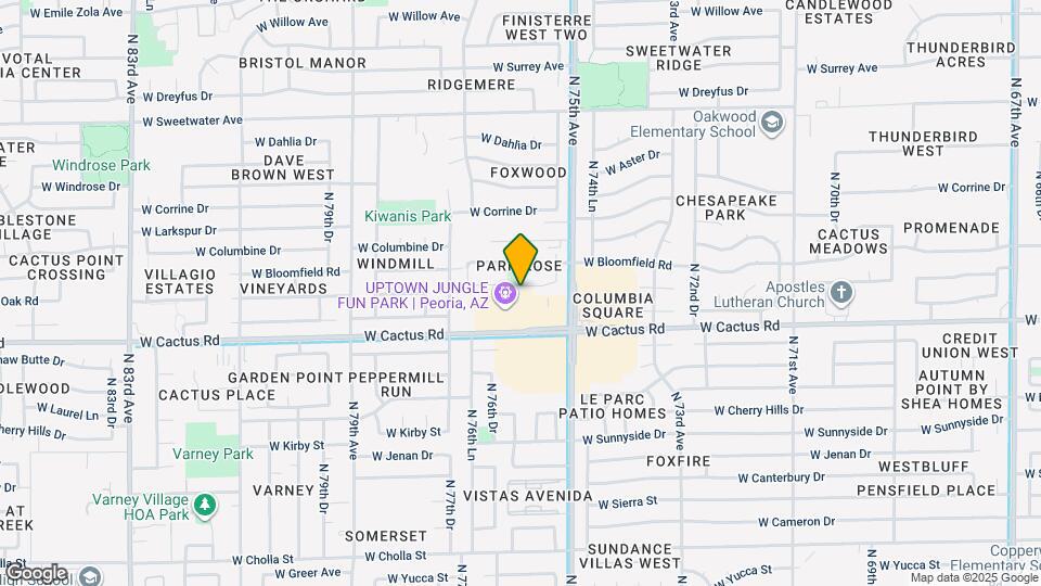 7611 W Charter Oak Rd Map and Location Details