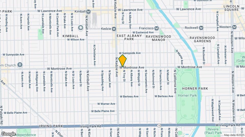 3137 W Montrose Ave Map and Location Details