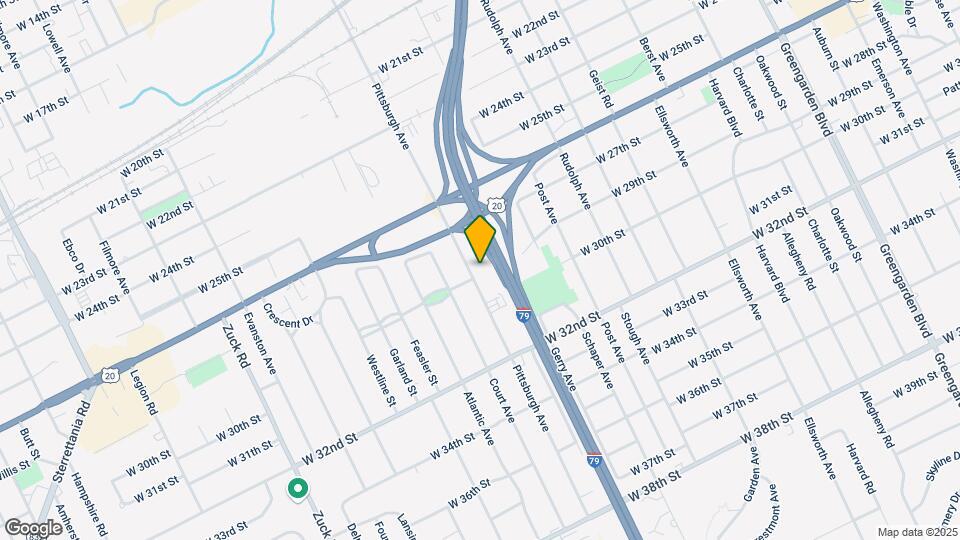 2823 Pittsburgh Ave Map and Location Details
