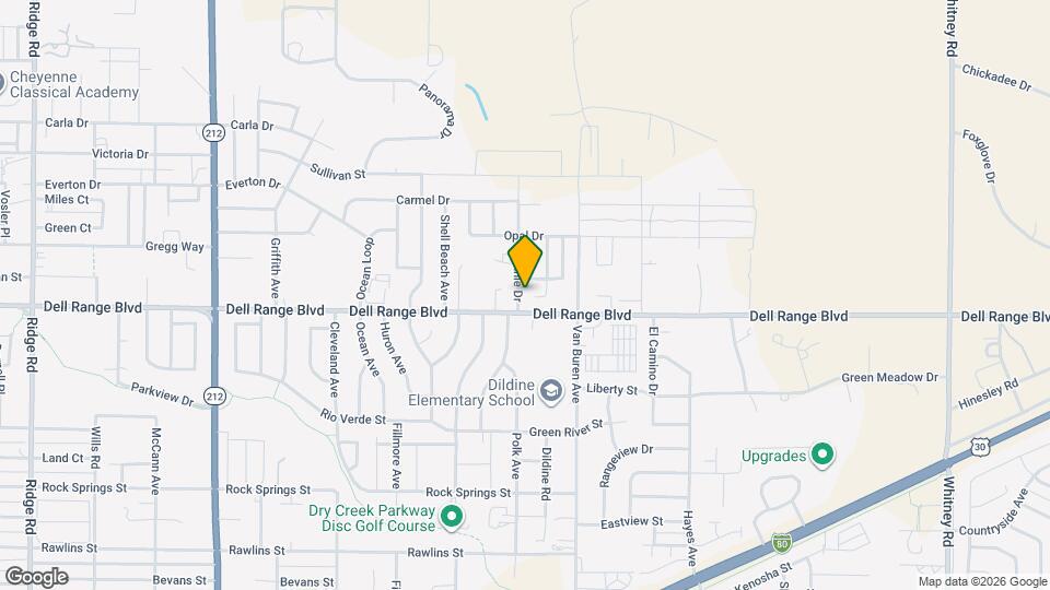 4608 Garnet Way Map and Location Details