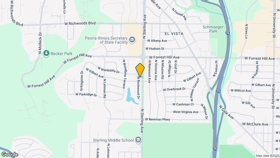 2902 N Rockwood Dr Map and Location Details