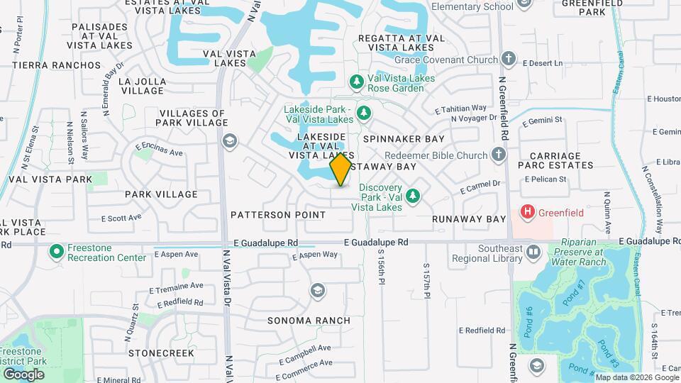 1909 E Coral Tree Dr Map and Location Details