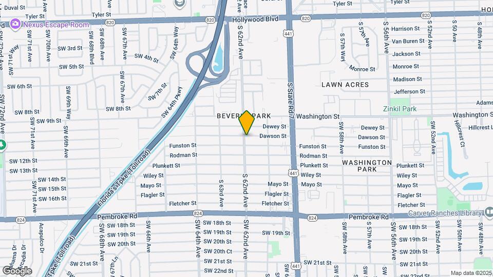 6150 Dawson St Map and Location Details