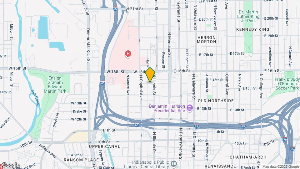 1446 N Illinois St Map and Location Details