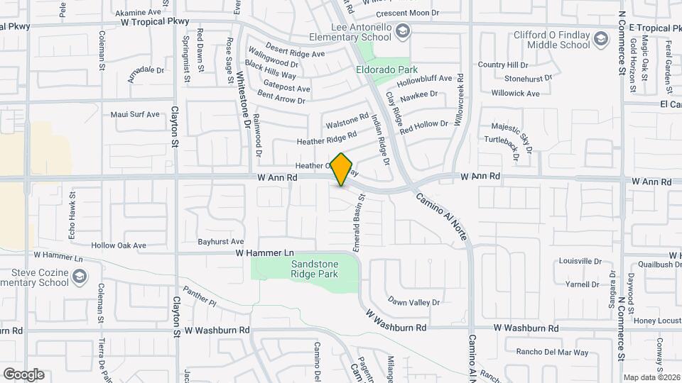 1413 Arc Dome Ave Map and Location Details