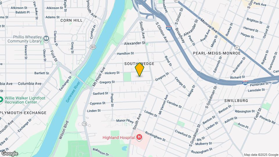 222 Gregory St Map and Location Details