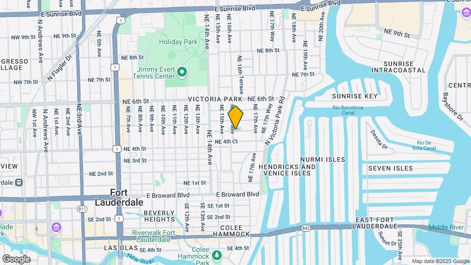 1610 NE 4th Pl Mapa y Detalles de la Ubicación