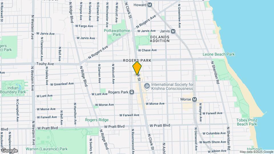 7064 N Clark St Mapa y Detalles de la Ubicación