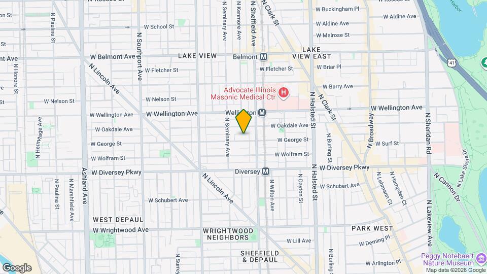 1024 W George St, Unit J00P Mapa y Detalles de la Ubicación