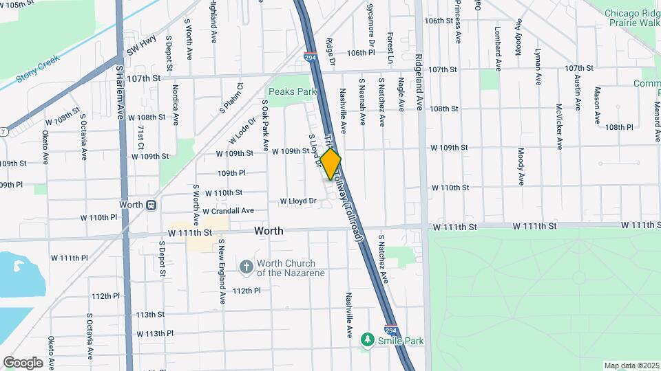 10935 S Lloyd Dr Mapa y Detalles de la Ubicación