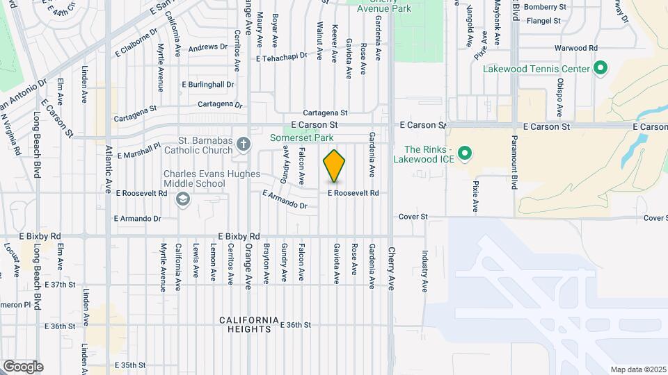 3905 Gaviota Ave Map and Location Details